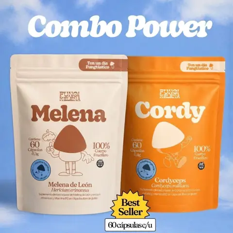 Combo Power - Melena de León y Cordyceps